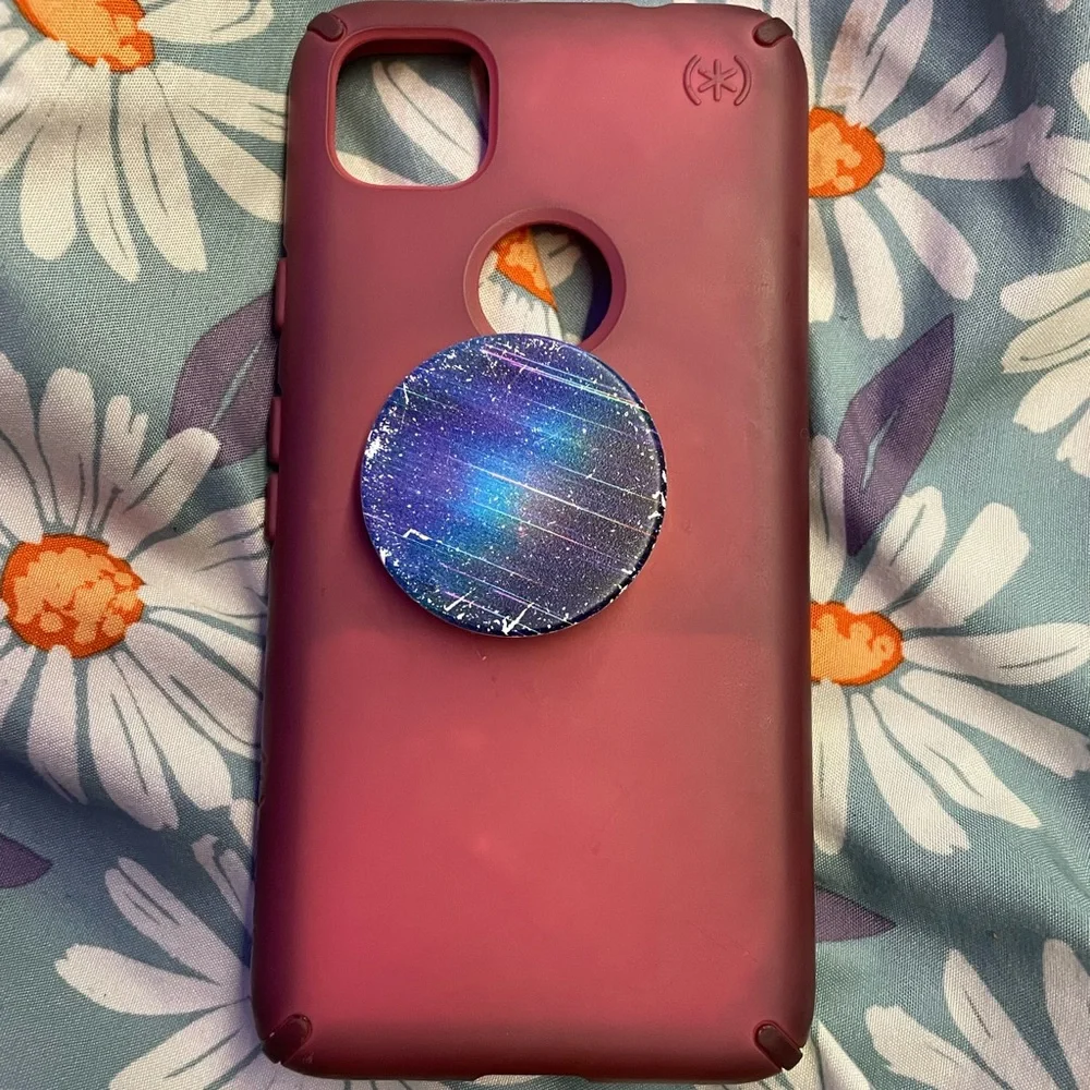 pixel 4a +phone case and charger